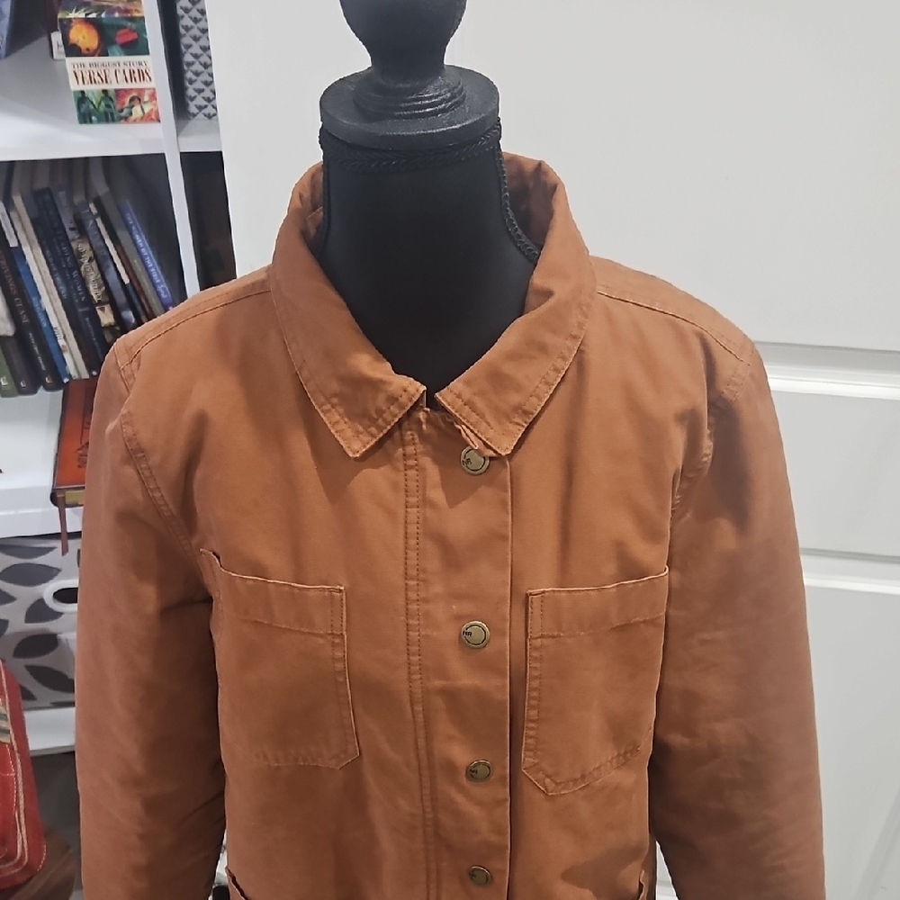 Natural Reflections Checkered Jacket with Brown H… - image 7